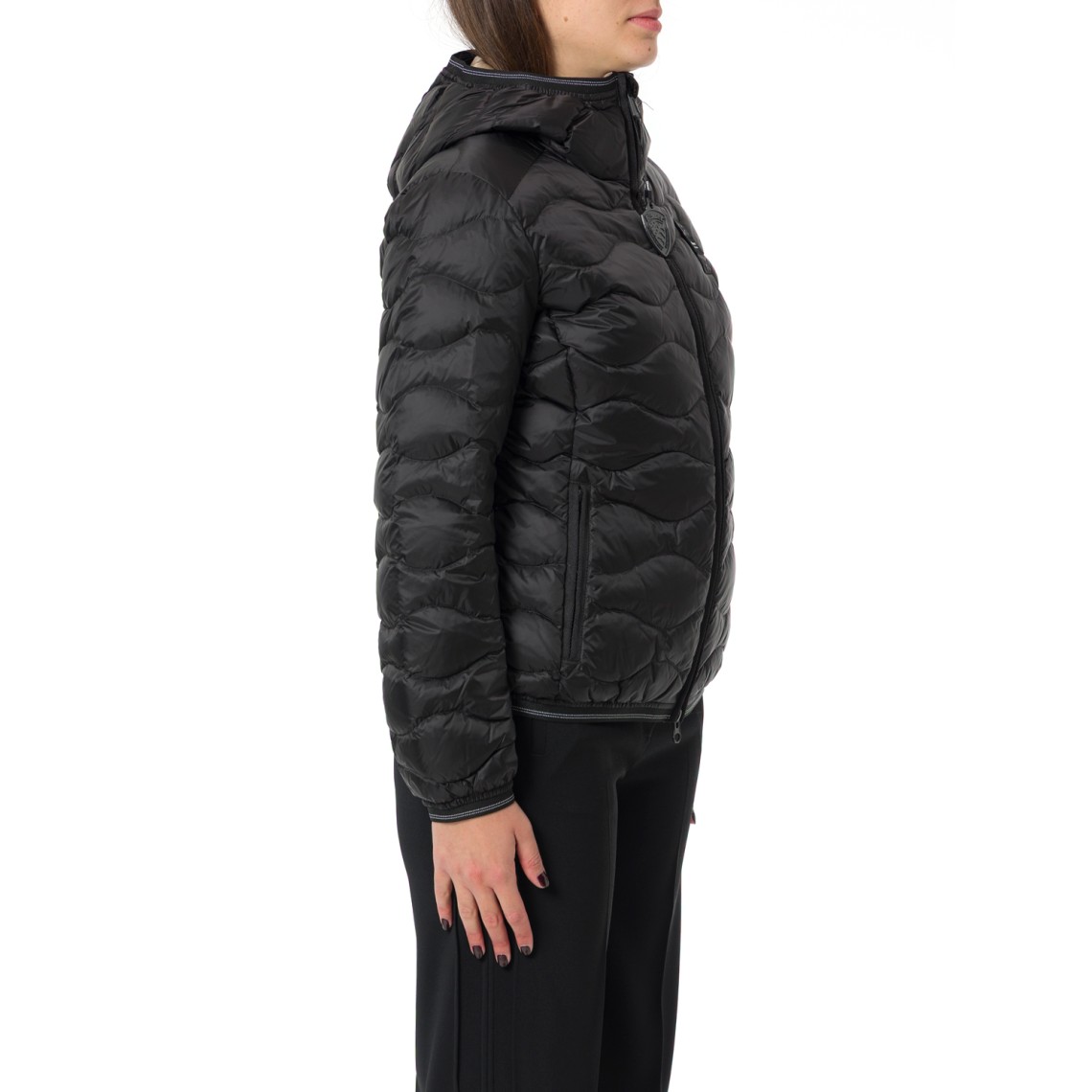 Giubbotto Camelia Blauer con cappuccio