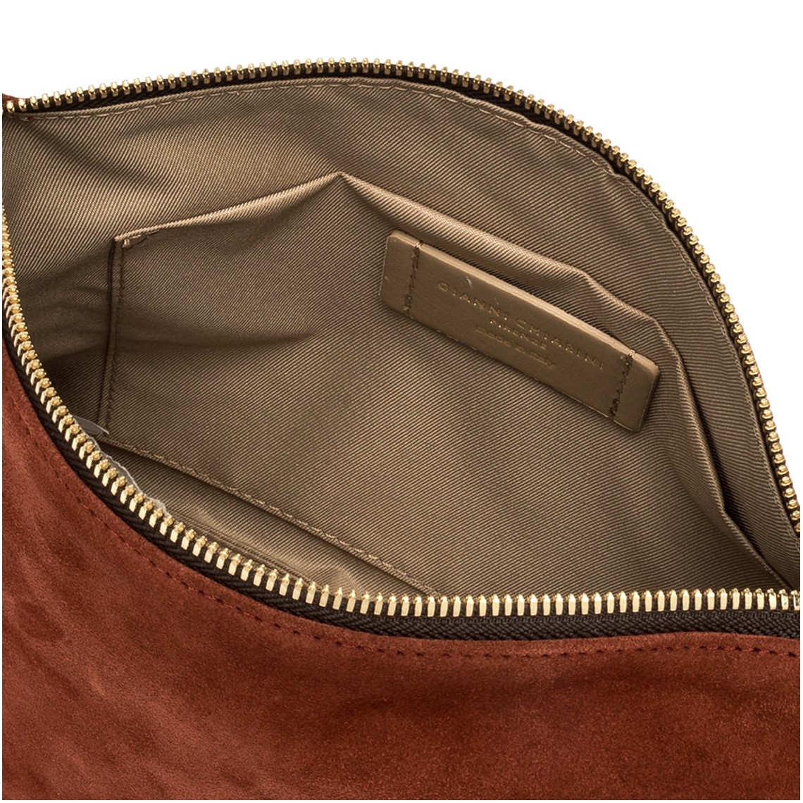 Borsa Nora Pouch Gianni Chiarini in pelle scamosciata