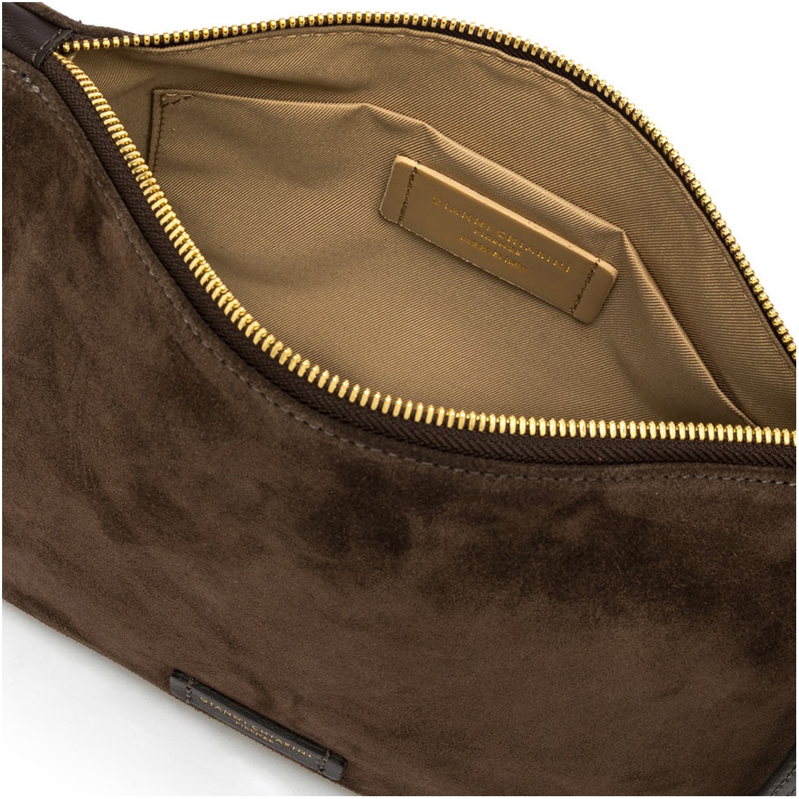 Borsa Nora Pouch Gianni Chiarini in pelle scamosciata
