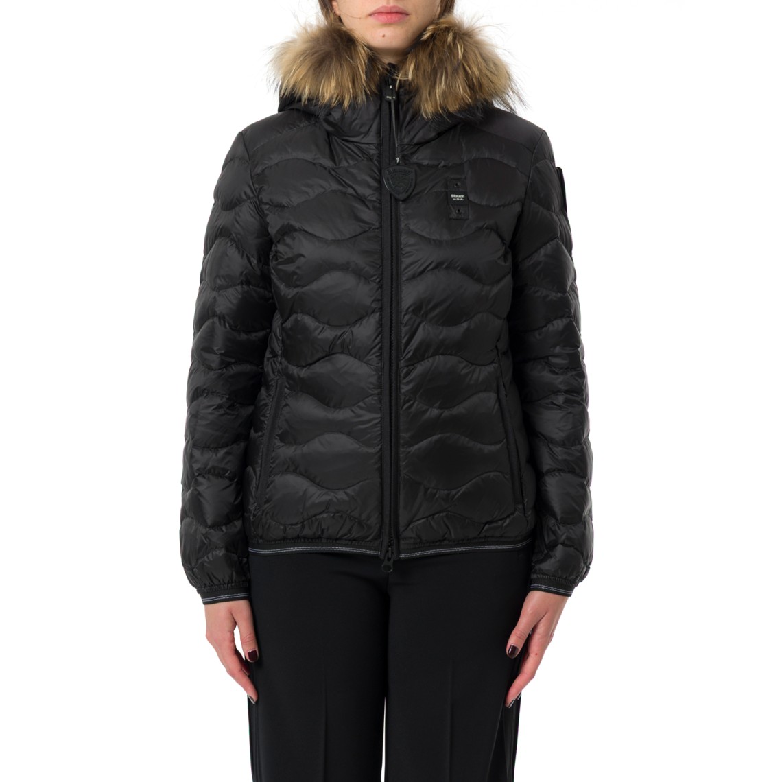 Giubbotto Aldie Blauer con cappuccio