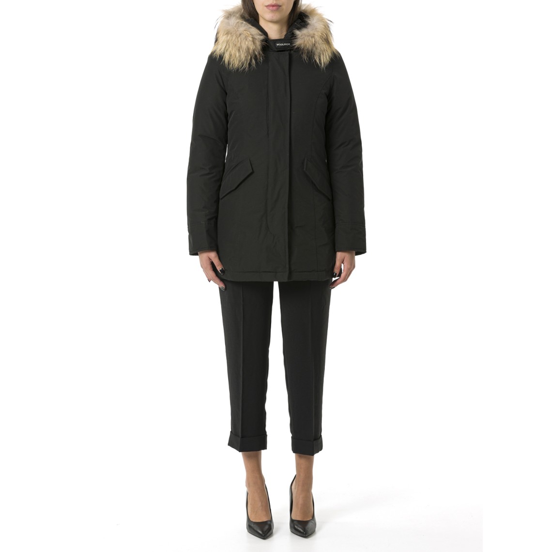 Arctic Parka in Ramar Cloth con pelliccia removibile Woolrich