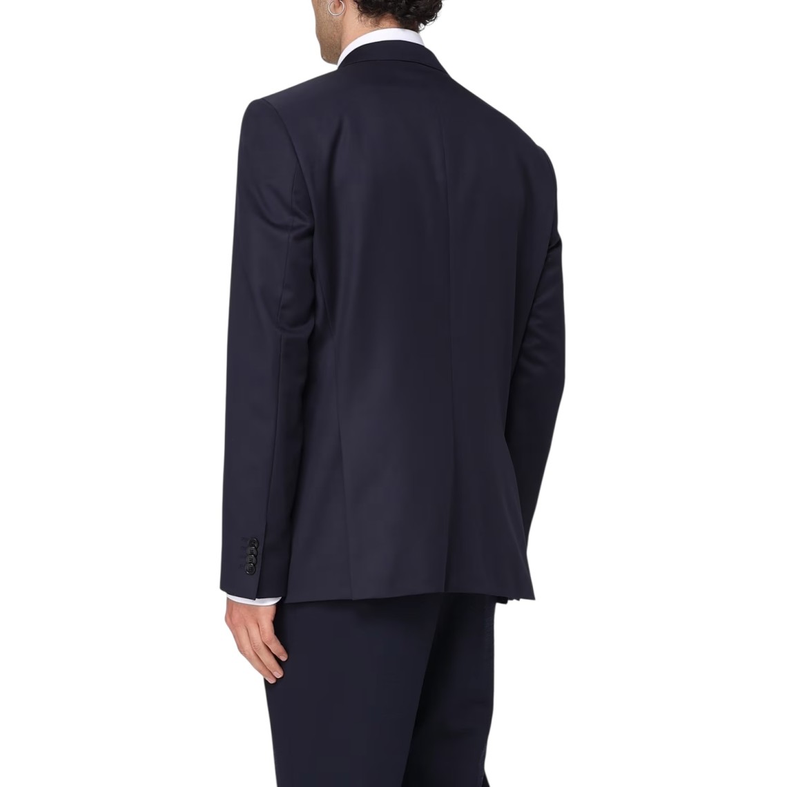 Blazer a monopetto in lana vergine Boss