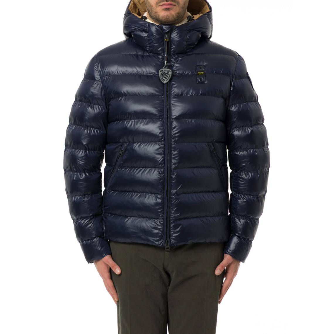 Giubbotto Adams Blauer in nylon trapuntato