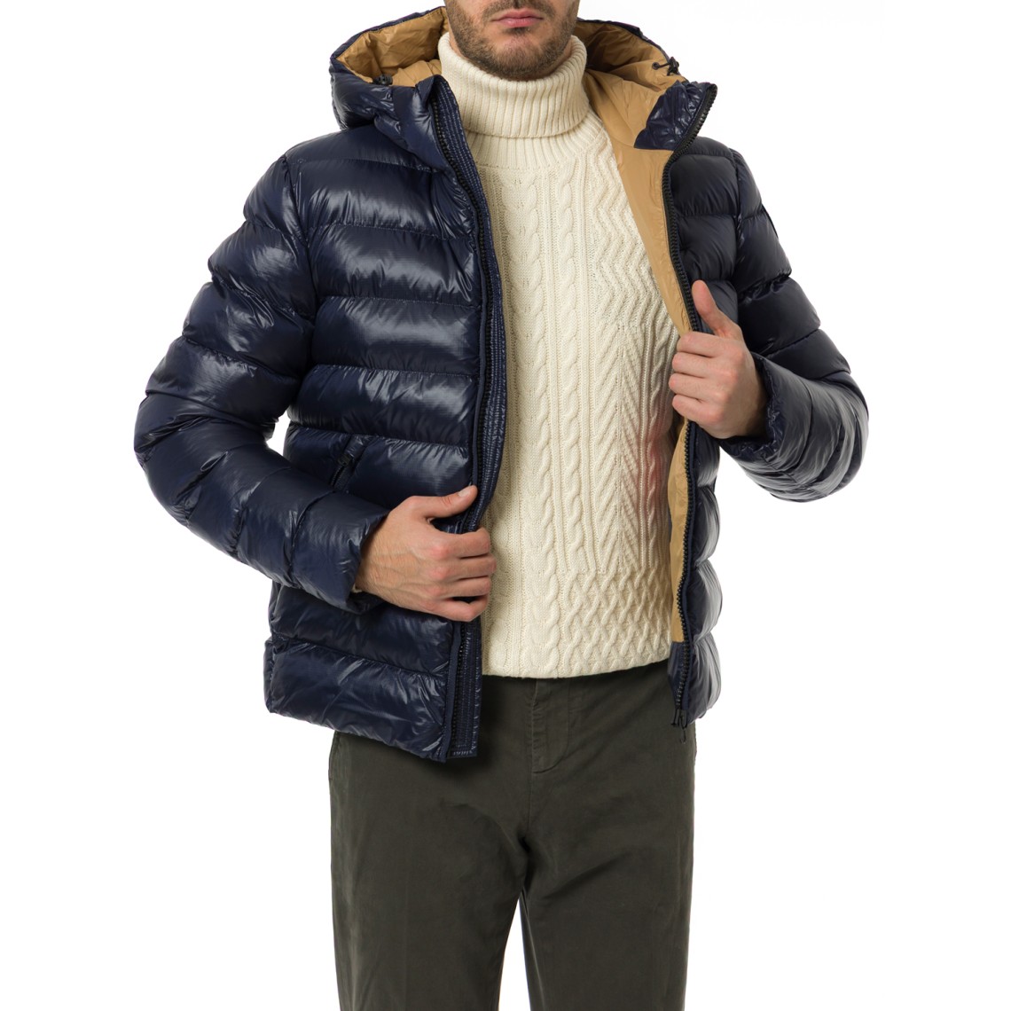 Giubbotto Adams Blauer in nylon trapuntato