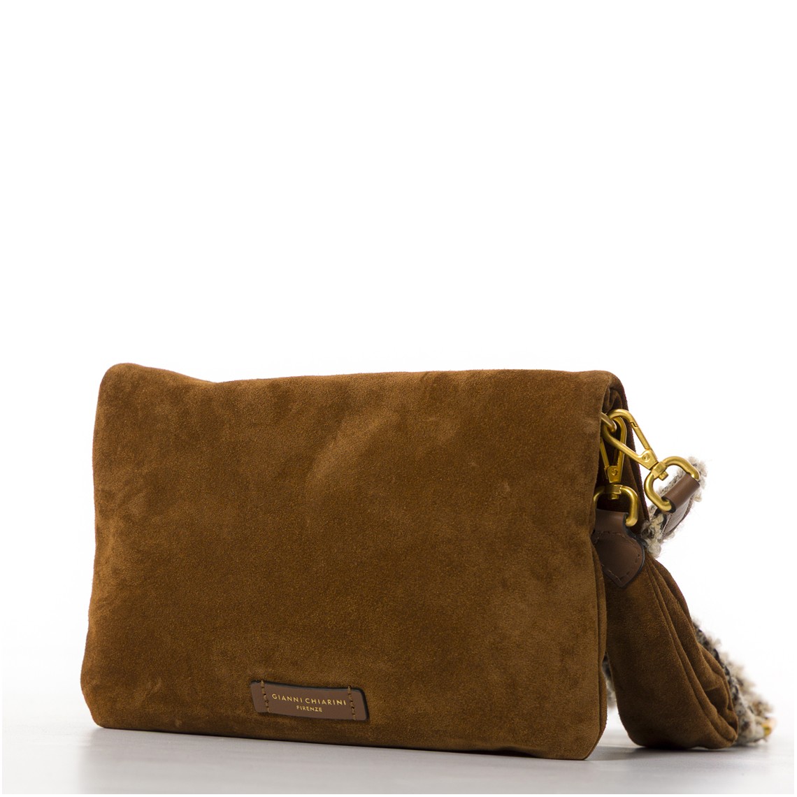 Clutch Mirea Gianni Chiarini in pelle scamosciata