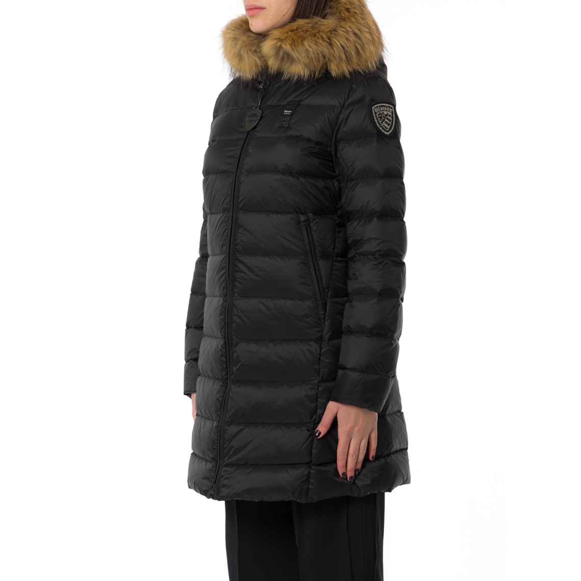 Giubbotto Kristin Blauer in nylon trapuntato