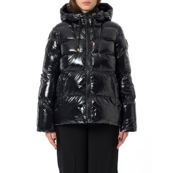 Piumino Eleodoro Caban Crystal nylon con cappuccio Pinko