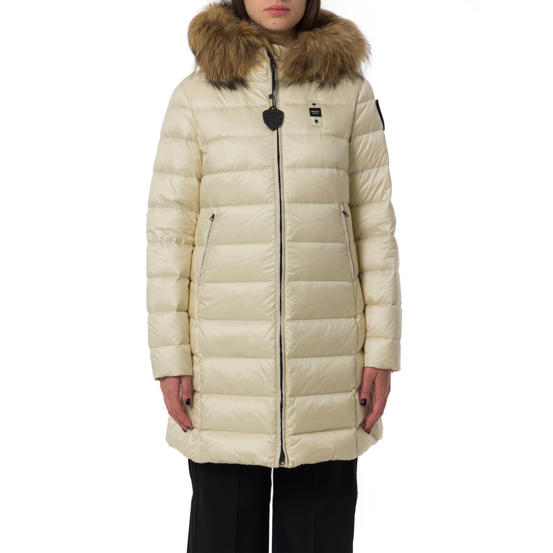 Giubbotto Kristin Blauer in nylon trapuntato