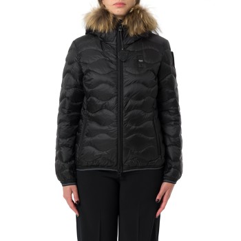 Giubbotto Aldie Blauer con cappuccio