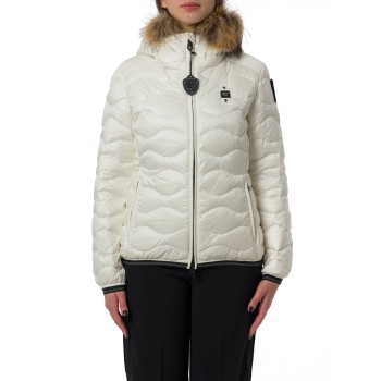 Giubbotto Aldie Blauer con cappuccio