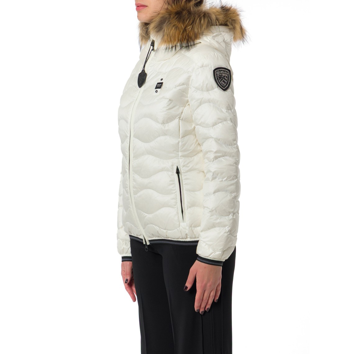 Giubbotto Aldie Blauer con cappuccio