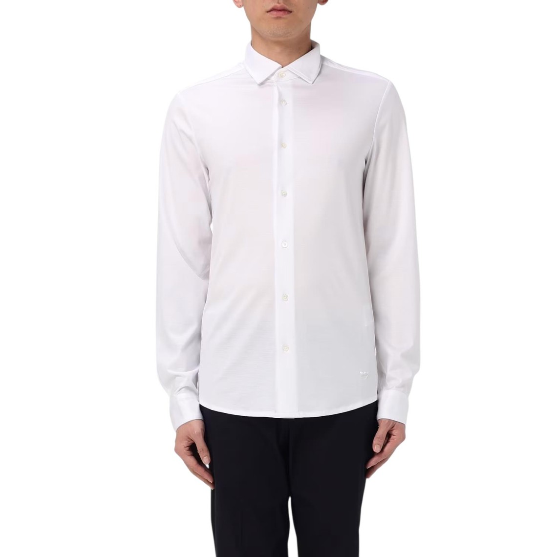 Camicia in jersey misto Tencel Emporio Armani 