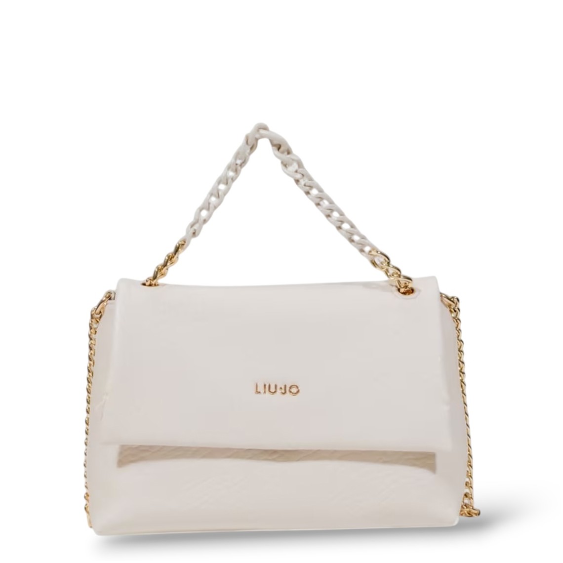 Borsa a spalla in ecopelle a grana Liu Jo