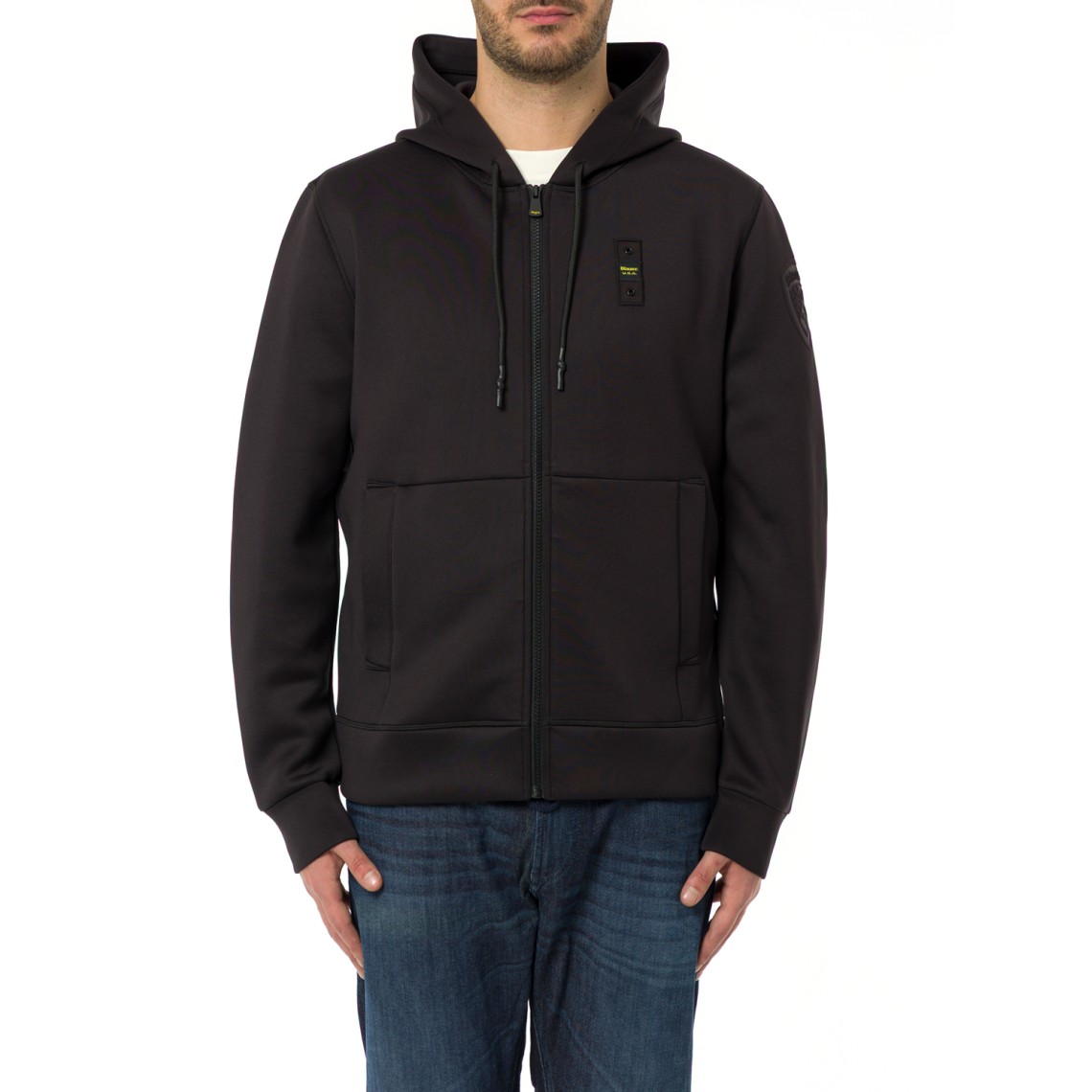 Felpa con zip e cappuccio Colby Blauer