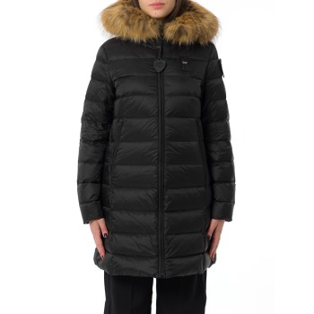 Giubbotto Kristin Blauer in nylon trapuntato