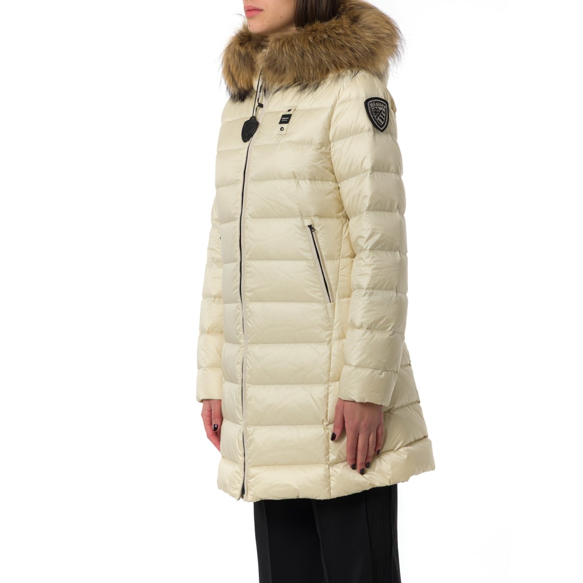 Giubbotto Kristin Blauer in nylon trapuntato