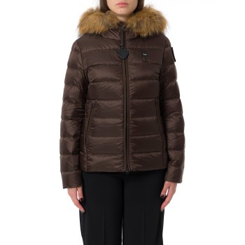 Giubbotto Arcadia Blauer con cappuccio