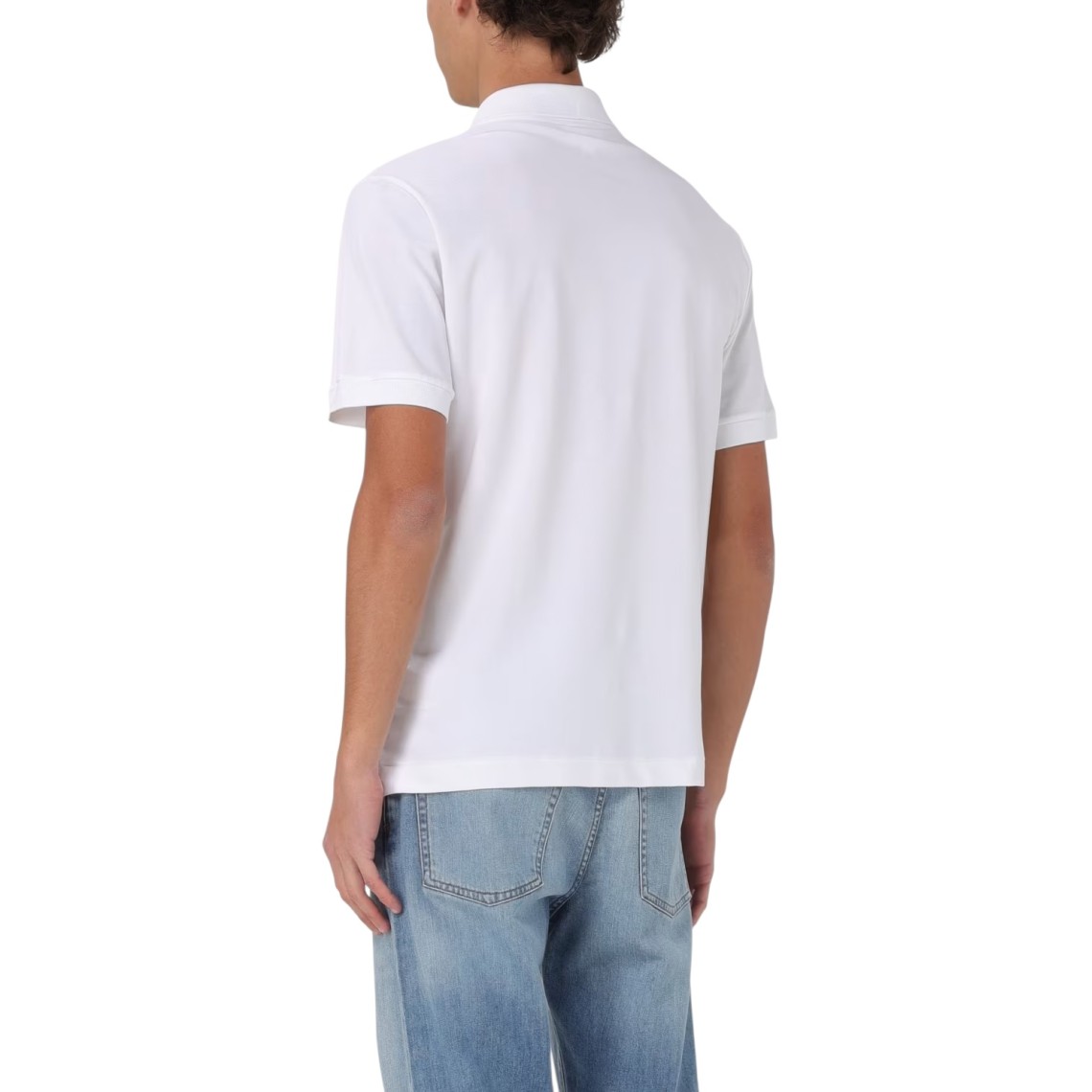 Polo basic in cotone con logo Lacoste