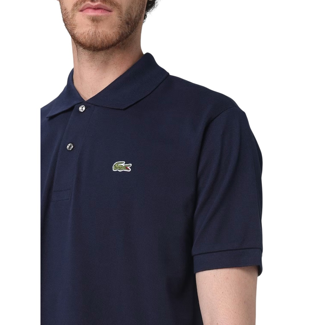 Polo Lacoste basic con logo
