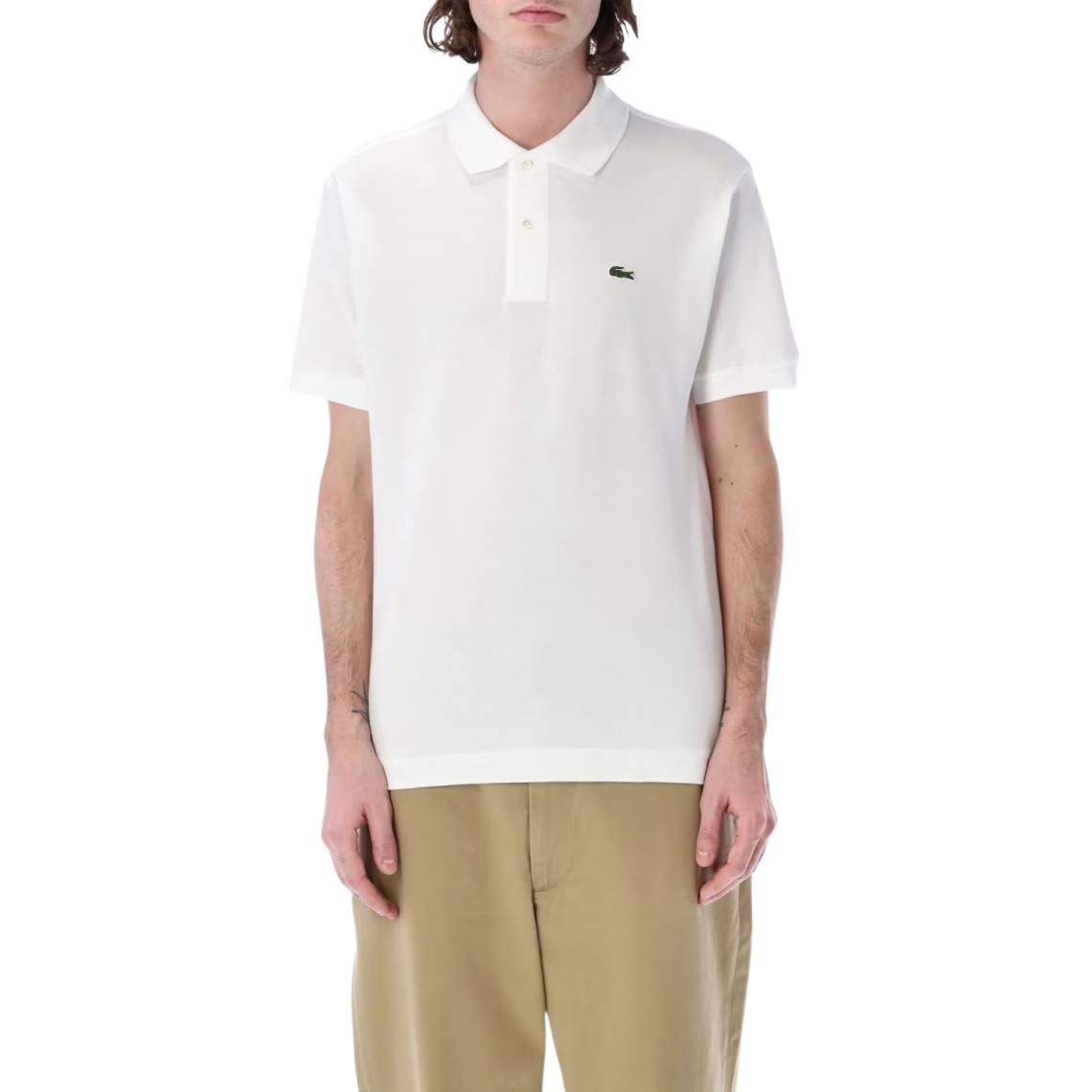 Polo Lacoste basic con logo