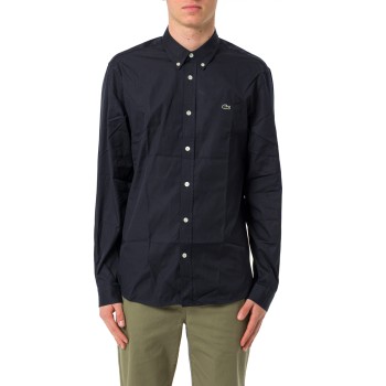 Camicia in cotone regular fit Lacoste