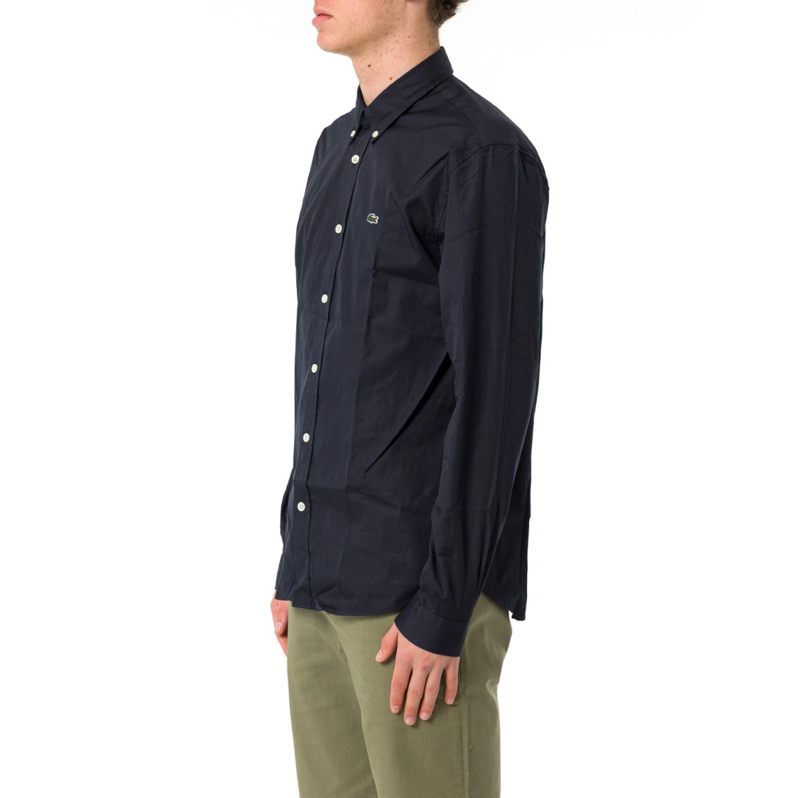 Camicia in cotone regular fit Lacoste