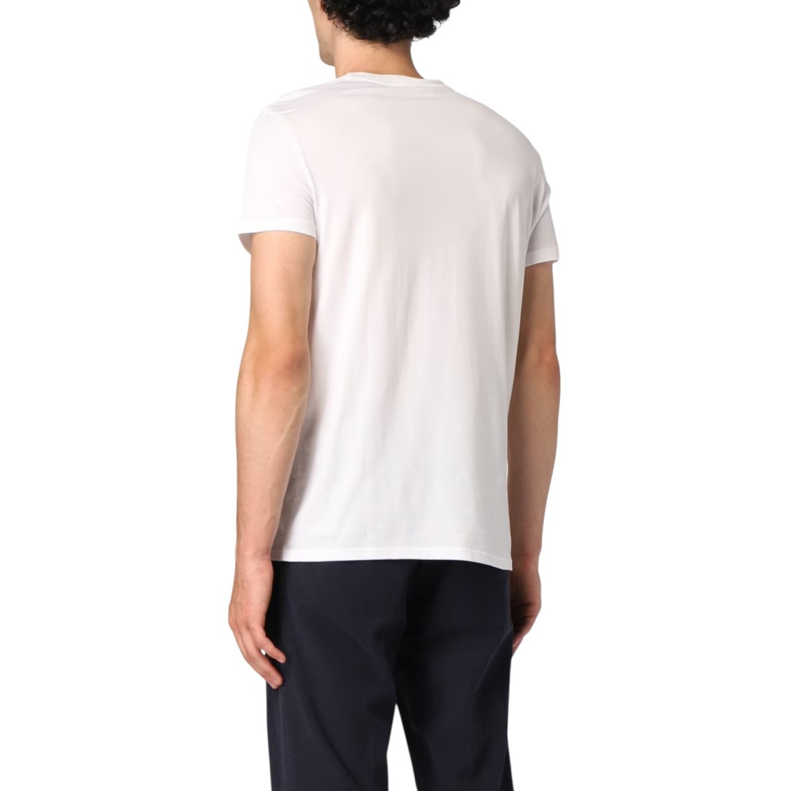 T-shirt girocollo in jersey di cotone Lacoste