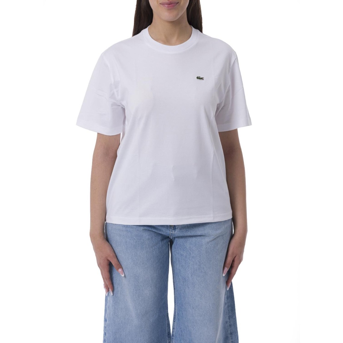 T-shirt in jersey di cotone Lacoste Relaxed fit