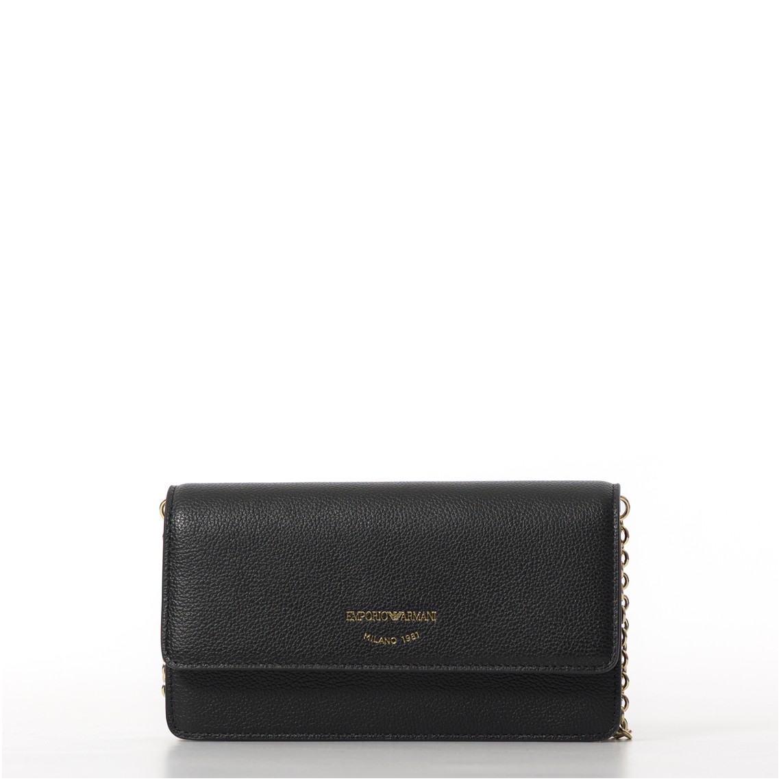 Borsa a tracolla mini in pelle bottalata Emporio Armani