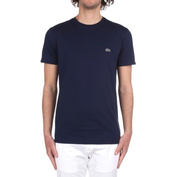 T-shirt a Girocollo in Jersey di Cotone Lacoste