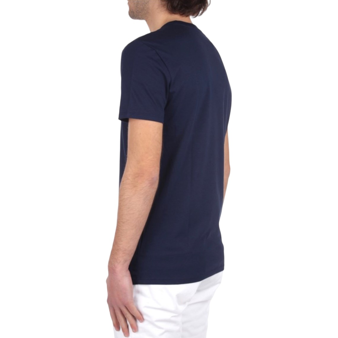 T-shirt girocollo in jersey di cotone Lacoste