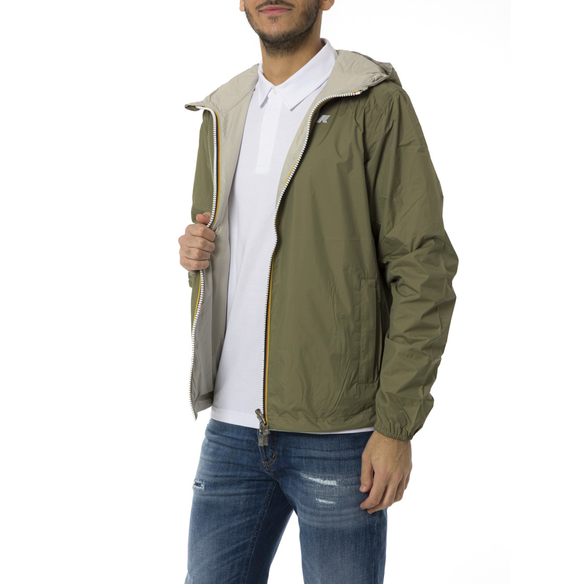 Giubbino corto reversibile Jake K-Way