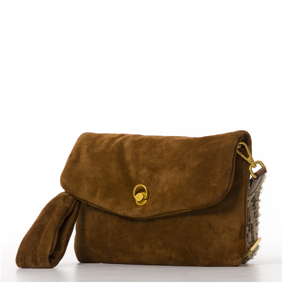 Clutch Mirea Gianni Chiarini in pelle scamosciata