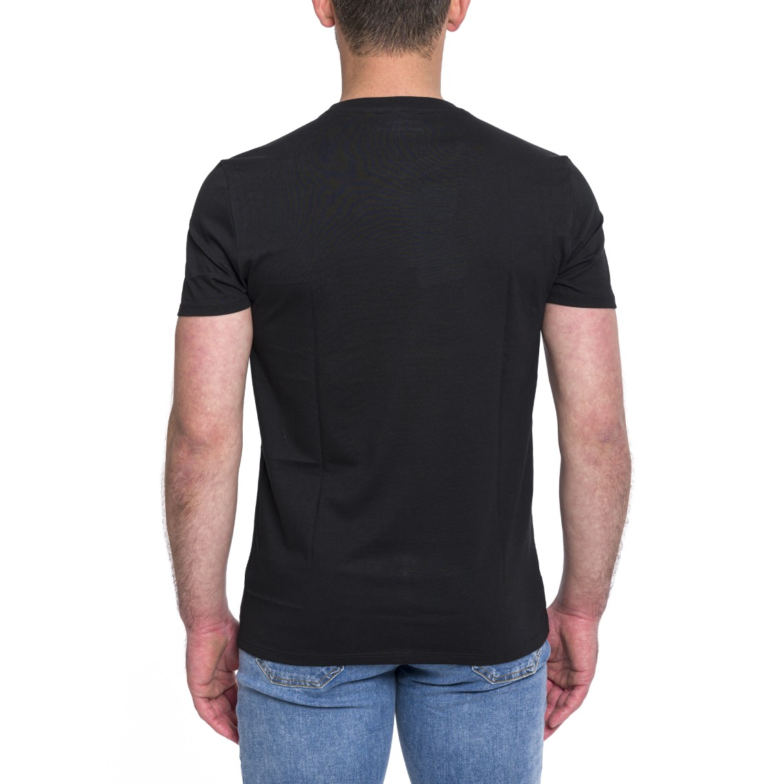 T-shirt girocollo in jersey di cotone Lacoste