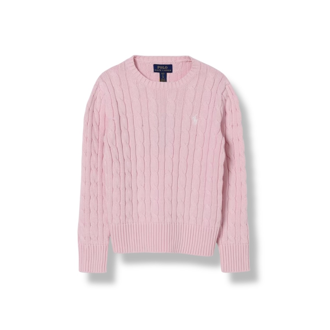 Maglia in cotone con logo Pony Polo Ralph Lauren bambina