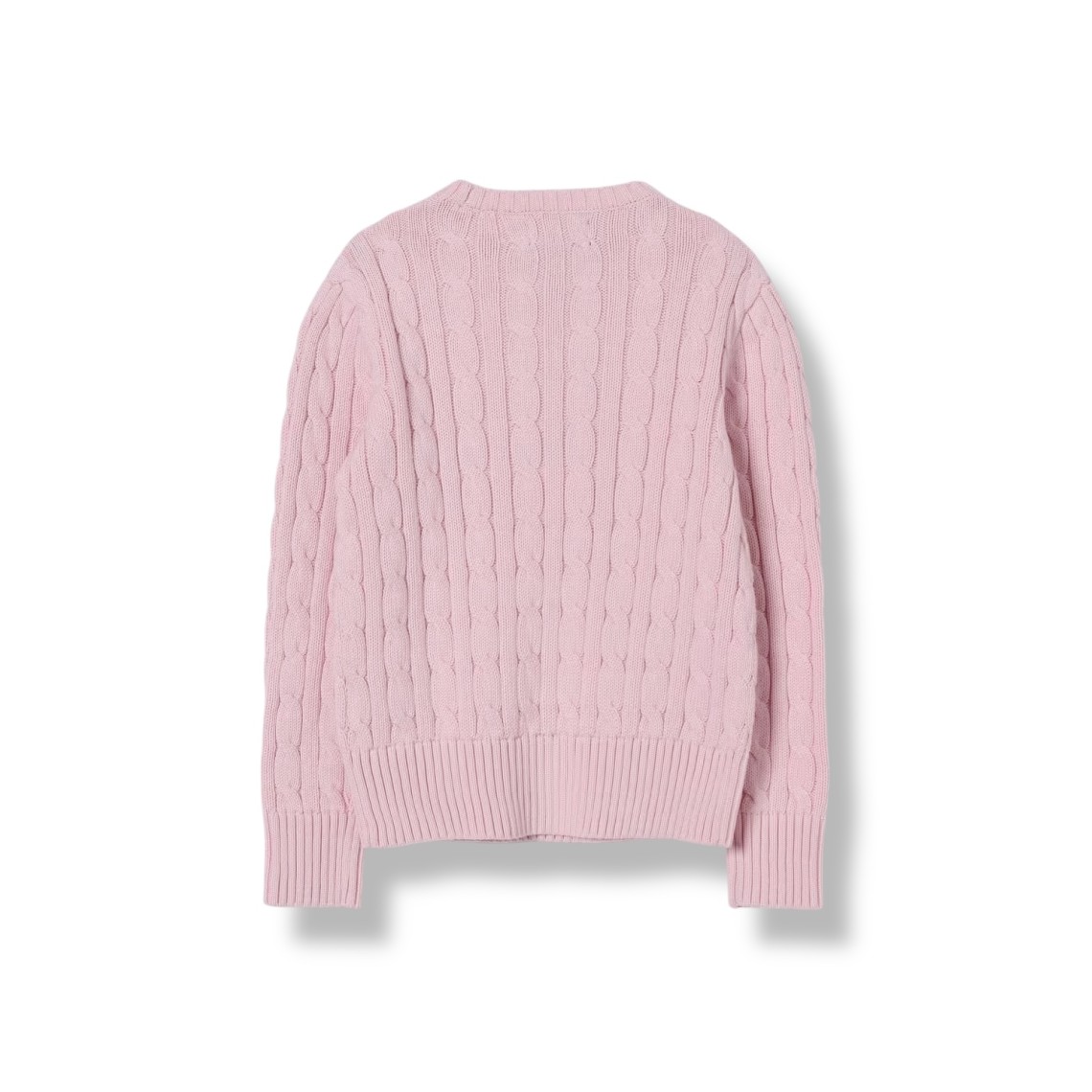 Maglia in cotone con logo Pony Polo Ralph Lauren bambina