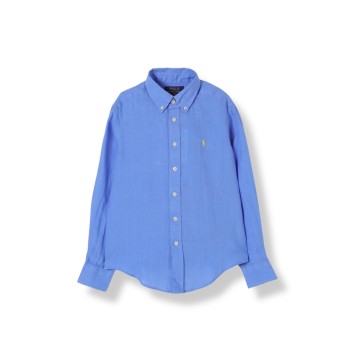 Camicia basic con mini logo Polo Ralph Lauren bambino