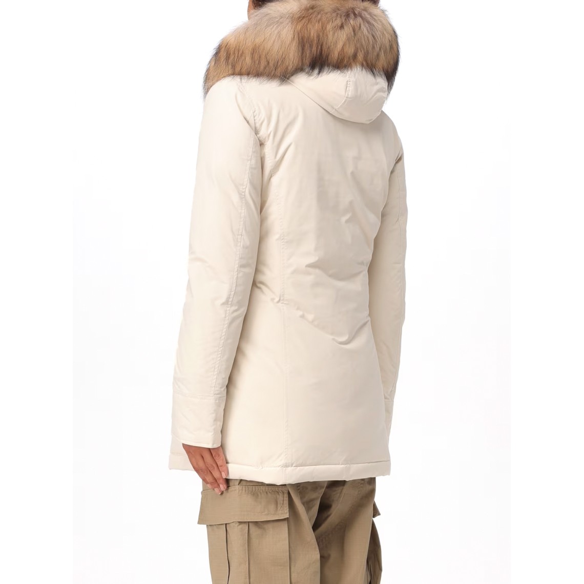 Parka Luxury Arctic Woolrich con pelliccia amovibile