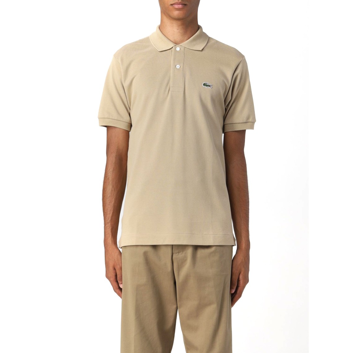Polo Lacoste basic con logo