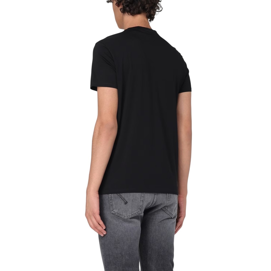 T-shirt girocollo in jersey di cotone Lacoste