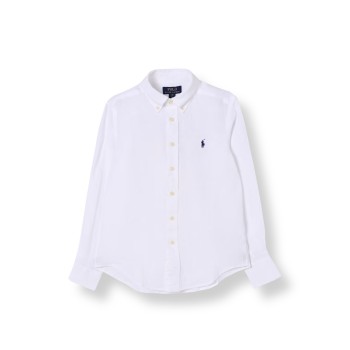 Camicia basic con mini logo Polo Ralph Lauren bambino