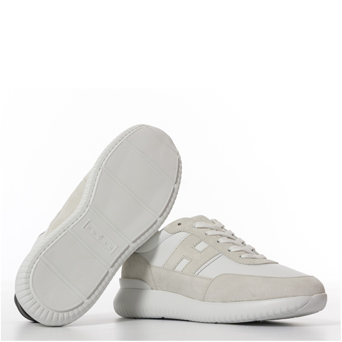 Sneakers Interactive³ Hogan in camoscio e pelle