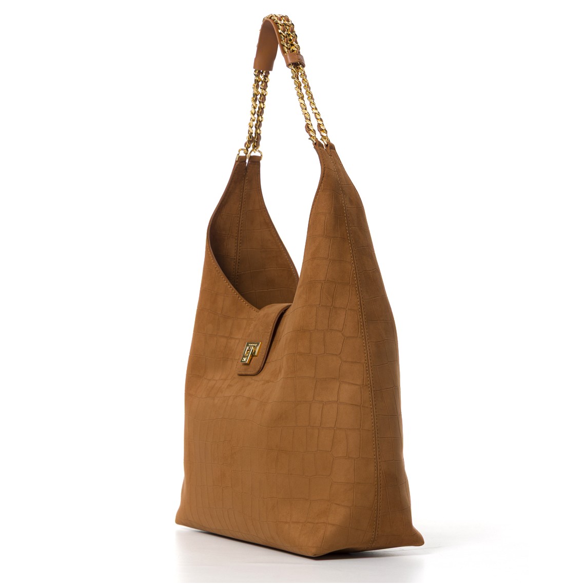 Borsa hobo in suede Elisabetta Franchi