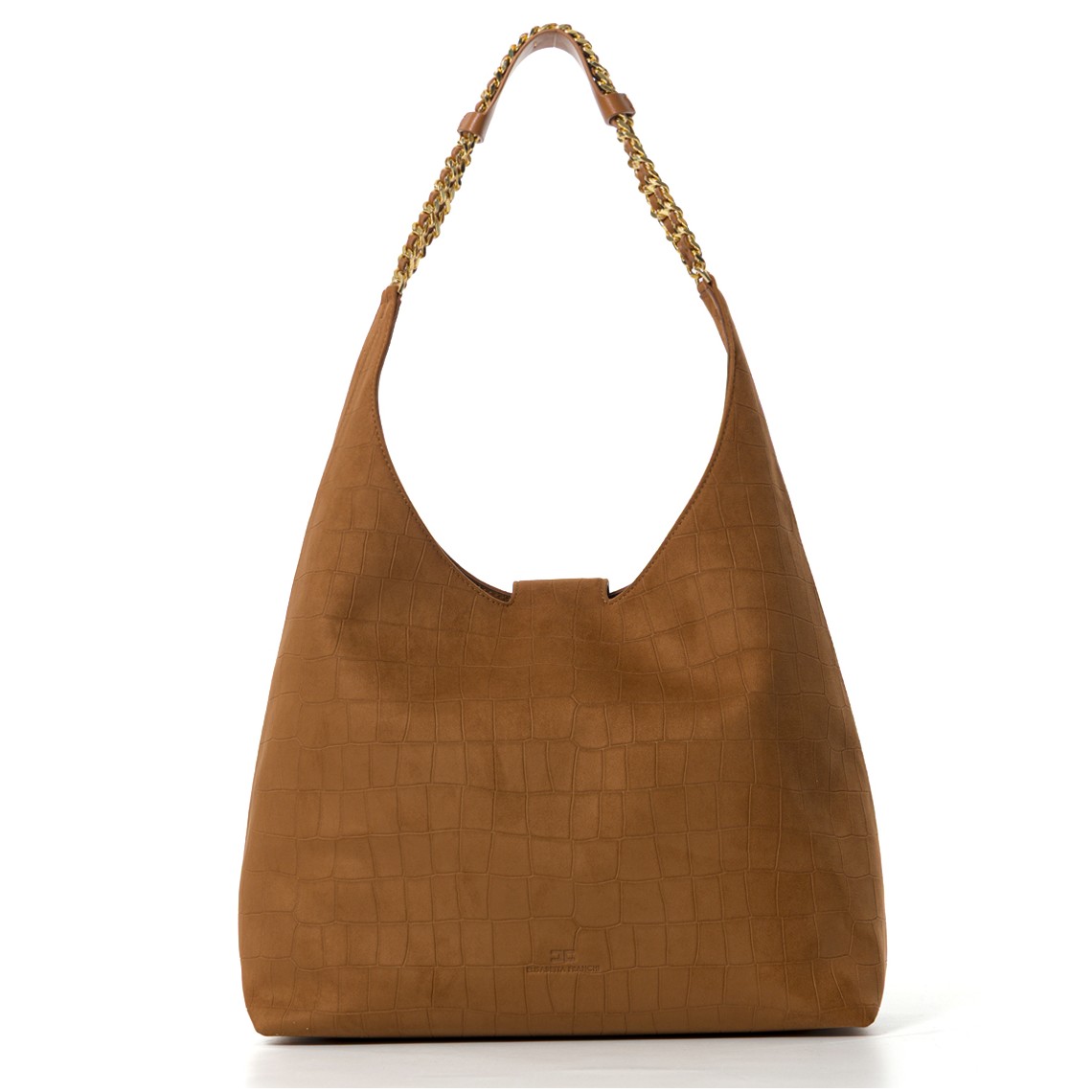 Borsa hobo in suede Elisabetta Franchi