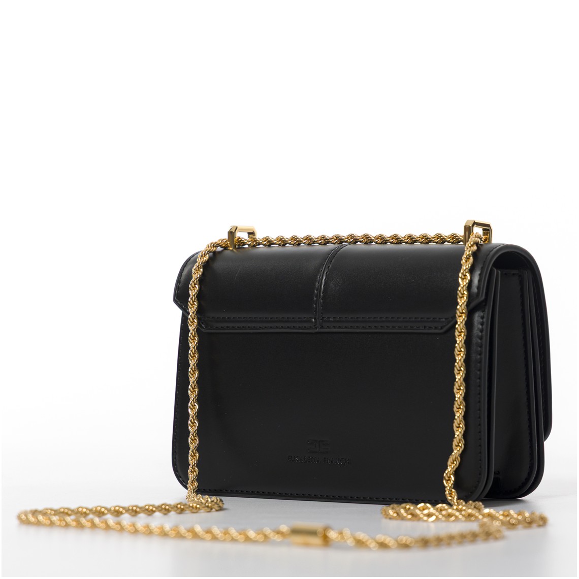 Borsa a tracolla con dettaglio logo Elisabetta Franchi