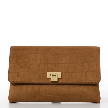 Borsa a tracolla in suede Elisabetta Franchi