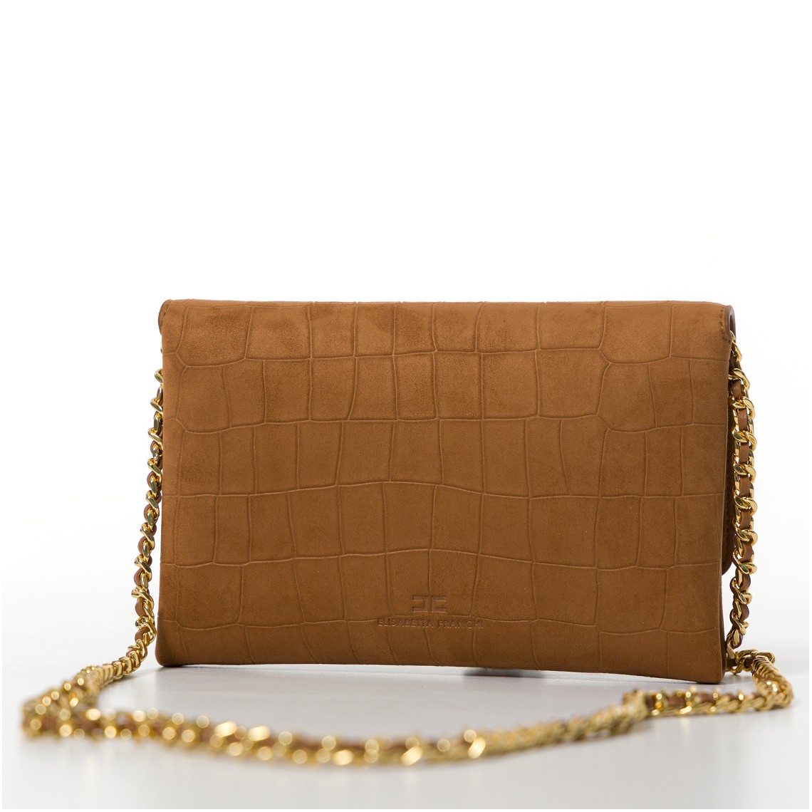 Borsa a tracolla in suede Elisabetta Franchi