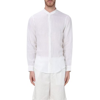 Camicia coreana in lino Armani Exchange