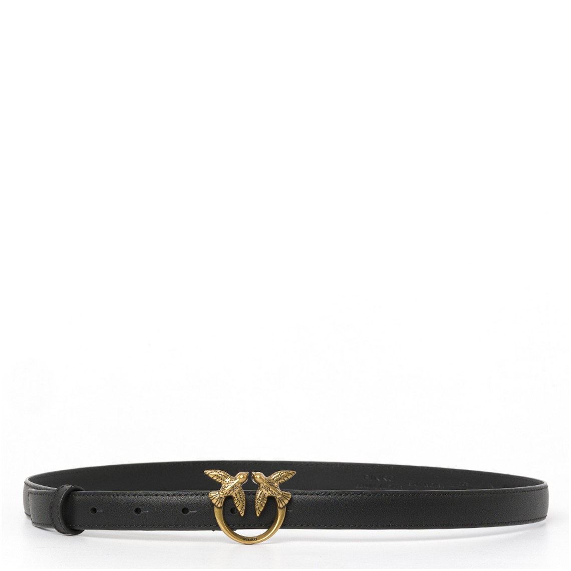 Cintura sottile Pinko Love Birds in pelle