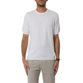 Maglia a maniche corte Gran Sasso in cotone organico